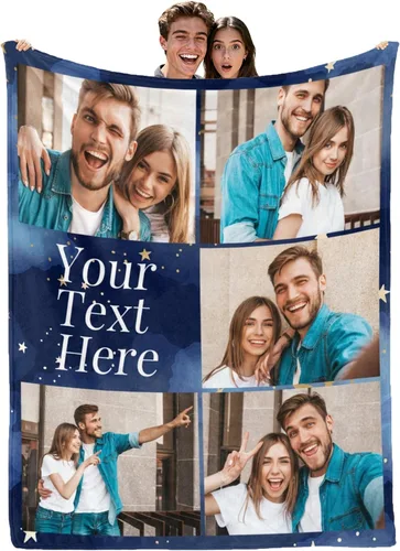 Miniatura 18 de envía al día siguiente, manta personalizada con texto en imagen, manta personalizada de foto, manta de franela personalizada, regalos personalizados