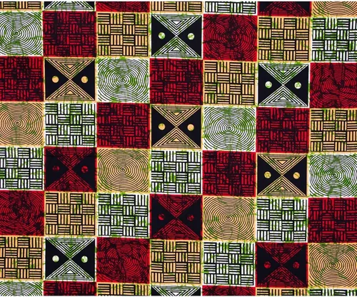 Miniatura 3 de HollandaisWax Tela africana 6 yarda impresa tela africana Ankara tela de cera para vestido de fiesta 6681NEWa