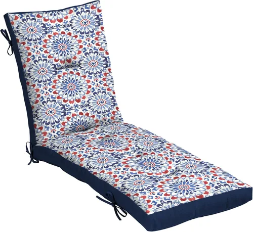 Miniatura 16 de Arden - Cojín acolchado moderno de felpa para exteriores para chaise longue, 76 x 22 pulgadas, resistente a la lluvia y a la decoloración, cojín