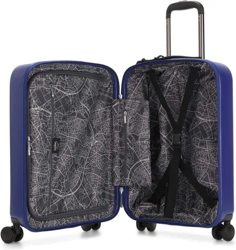 Miniatura 3 de Kipling Curiosity Small 4 Wheeled Rolling Luggage Laser Blue