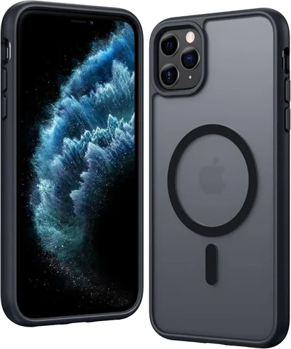 Miniatura 22 de FNTCASE Funda para iPhone 13 Pro-Max: Fundas magnéticas transparentes compatibles con Magsafe Slim anti amarillamiento protección contra caídas