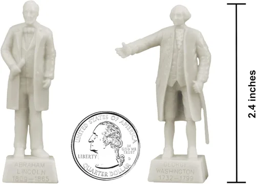 Miniatura 5 de BMC Presidents of the United States Series 1: Figura de plástico 6pc Set