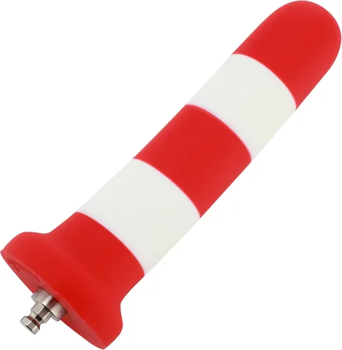 Hismith Consolador de silicona de 6.89 pulgadas, longitud insertable de 6.3 pulgadas, ancho máximo de 1.52 pulgadas con sistema KlicLok, placer anal