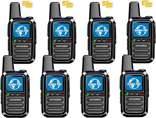 Miniatura 16 de Walkie Talkies gratuitos de por vida global Rango ilimitado 4G LTE PoC (Push-to-Talk Over Cellular) Radios nacionales PTT bidireccionales de larga
