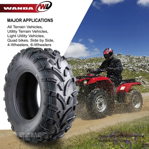 Miniatura 5 de WANDA - Neumáticos para UTV/ATV 23x8-11 delanteros y 24x9-11 traseros / 6PR P373 Lit Mud