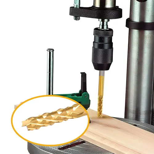 Miniatura 5 de Juegos de fresas de extremo, 10 piezas con revestimiento de titanio, vástago de 1/8 pulgadas 0.6-1.5mm micro bits de grabado CNC para herramientas