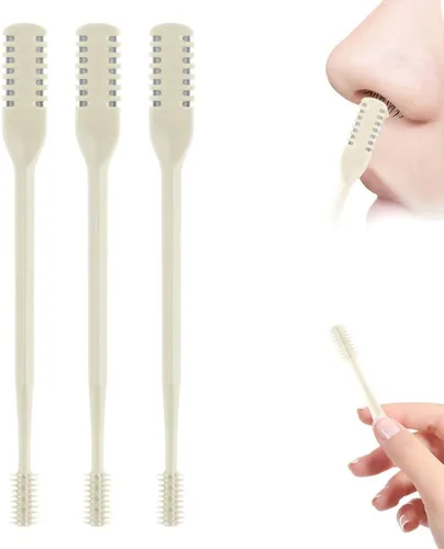 Cortador de Vello Nasal Mejorado 2025, Herramienta Profesional 2 en 1 para Quitar Vello de Fosa Nasal, Cuchilla Afilada y Segura de Doble Cara,