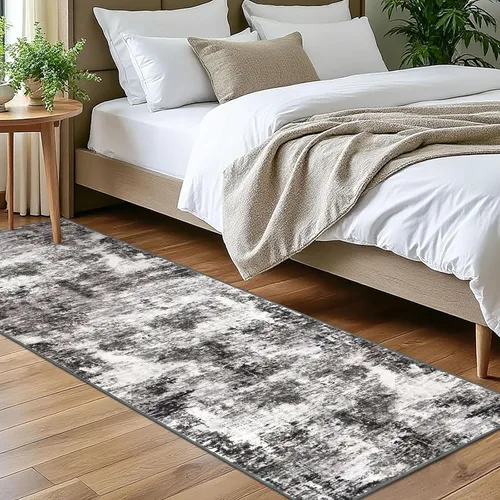Miniatura 31 de Lansny Alfombra pequeña abstracta de 2 x 3 pies, alfombra de entrada, alfombra lavable para puerta de entrada, alfombra lavable antideslizante