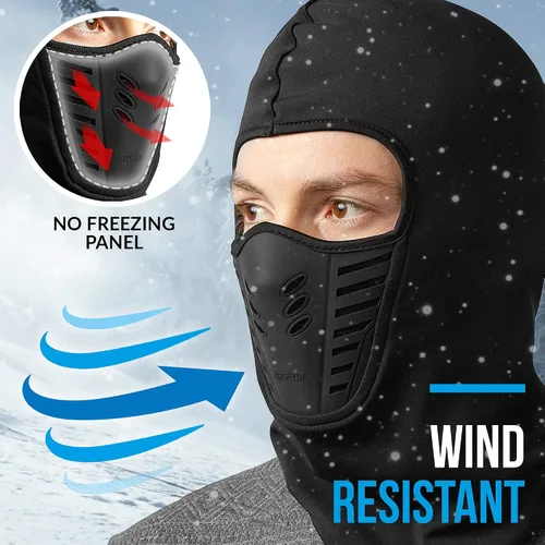 Miniatura 2 de Self Pro Balaclava Ski Mask - Face Mask for Men Women - Cold Weather Gear for Skiing Snowboarding Motorcycle Riding