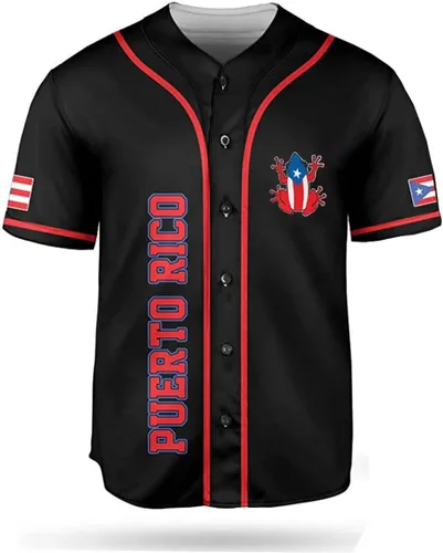 Miniatura 2 de RoyalBro - Camiseta de béisbol de Puerto Rico personalizada con nombre del equipo, camiseta de béisbol puertorriqueña, hombre de béisbol