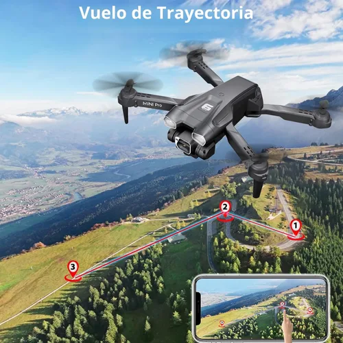 Miniatura 3 de MOCVOO Drone con cámara para adultos, drones mini FPV HD 1080P para niños principiantes, juguetes plegables de cuadricóptero RC para niños y niñas