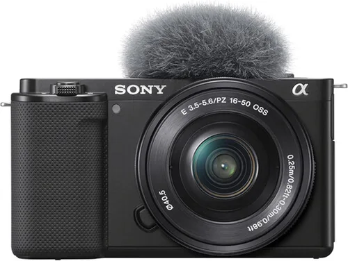 Miniatura 2 de Sony Cámara sin espejo ZV-E10 con lente E PZ 0.630-1.969 in f/3.5-5.6 OSS + lente E 2.165-8.268 in f/4.5-6.3 OSS + 2 memoria de 64 GB + funda +