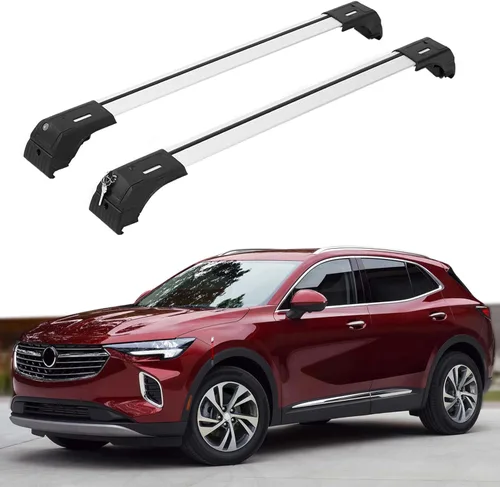 ERKUL Barras transversales de portaequipajes de techo de 220 libras para Buick Envision 2021-2026 | Barras transversales de aluminio con cerradura