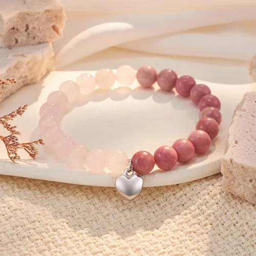 Miniatura 4 de HGDEER Get Well Soon Gifts - Pulsera curativa de amatista natural para mujeres, hombres, adolescentes y niñas, Metal, Sin gemas.