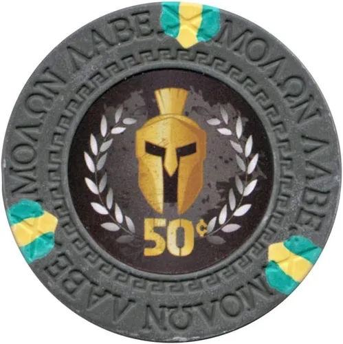 Miniatura 7 de Versa Games Spartan - Fichas de póquer de arcilla en 0.48 oz, paquete de 50 unidades (elige colores)