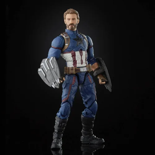 Miniatura 3 de Marvel Hasbro Avengers Infinity Hasbro Legends Series - Figura de acción del Capitán América (5.9 in), diseño premium, incluye 5 accesorios