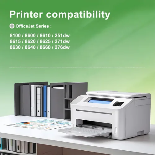 Miniatura 2 de 951XL - Cartuchos de tinta compatibles con cartuchos de tinta HP 951XL, paquete combinado de alto rendimiento con OfficeJet Pro 8610 8600 8615 8620