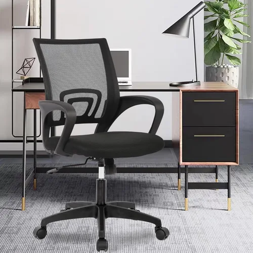 Miniatura 7 de PayLessHere Silla de oficina para casa, silla de escritorio para computadora, ergonómica, con soporte lumbar ajustable, apoyabrazos, ejecutiva