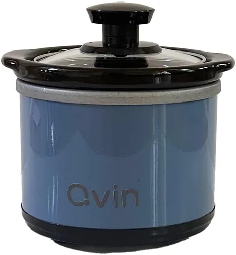 Miniatura 10 de Mini calentador de olla de cocción lenta de 0.65 cuartos de galón (20 onzas) con 10 forros seguros para alimentos, juego de ollas de fondue, olla