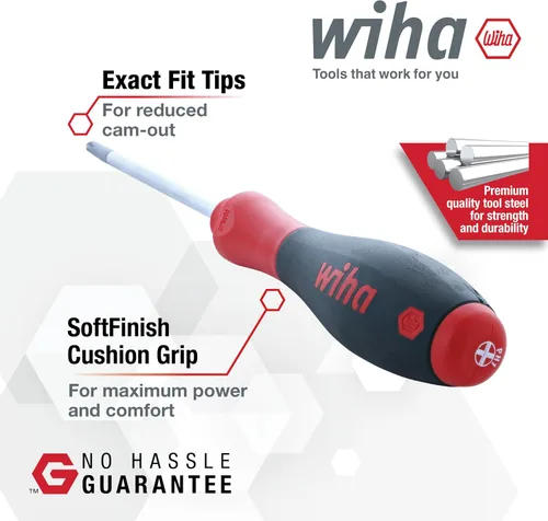 Miniatura 6 de Wiha 30280 - Juego de 10 bandejas para destornilladores con agarre acolchado SoftFinish