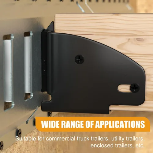 Miniatura 5 de Eapele 4 accesorios de enchufe de extremo de viga de madera E-Track, acero recubierto de zinc, compatible con 2x4 2x6, añade barras de bloqueo