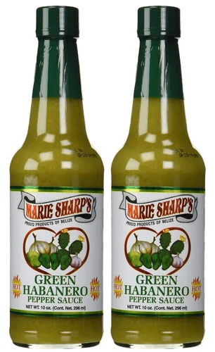 Miniatura 8 de Salsa picante de pimiento habanero Marie Sharp's, 1 galón (128 onzas) – Salsa picante belizeana auténtica con pimientos habaneros rojos frescos