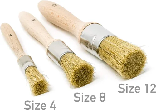 Miniatura 4 de Pegamento de cerdas naturales y pinceles de pintura por Cord (juego de pinceles de 3 piezas)