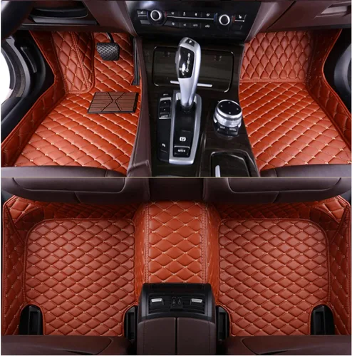 Miniatura 32 de Alfombrillas automotrices personalizadas para Mercedes Benz A B C CLA CLS CLK GLE GLS GLA GLK GL ML G S GLC SL CL SLC R SLK, etc. Tapete de cuero