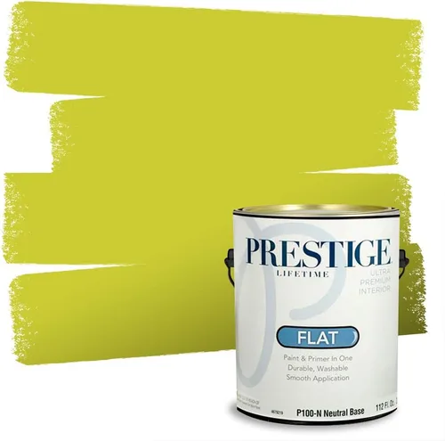 Miniatura 62 de PRESTIGE Pinturas Pintura interior e imprimación en uno, 1 galón, cáscara de huevo, aventura