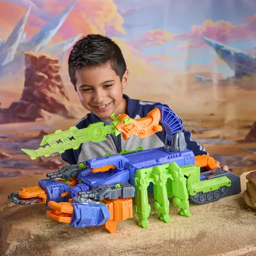 Miniatura 6 de Transformers CYBERWORLD - Juego de batalla Scorponok Strike, juego de figuras de acción de conversión con luces y sonidos, juguetes robot para niños