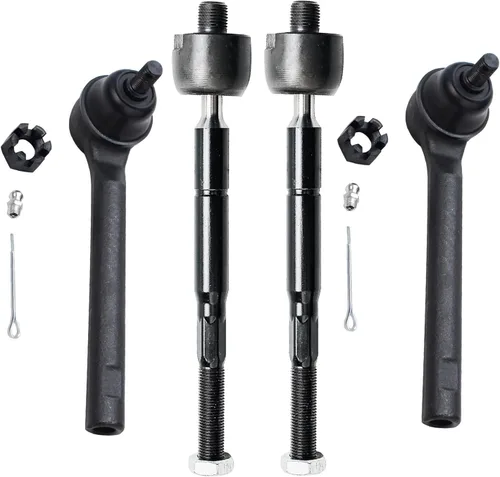 Miniatura 43 de Detroit Axle - 4 barras de acoplamiento delanteras para Kia Forte Koup 14-17, 14-18 Forte Forte5, 4 extremos de barra de acoplamiento exteriores e