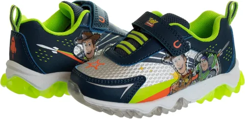 Miniatura 4 de Disney Pixar Toy Story - Zapatos deportivos para niños Buzz Lightyear y Woody sin cordones iluminados para niños pequeños, tenis deportivos
