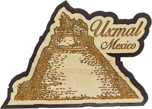 Miniatura 8 de Printtoo Palacio De Bellas Artes - Imán de madera grabado para nevera