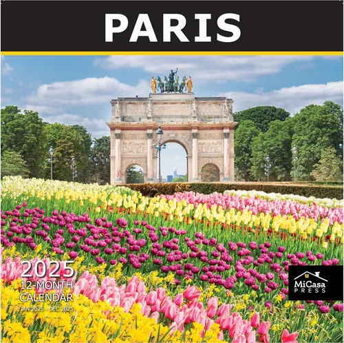 Miniatura 13 de MICASA PRESS European Destinations - Calendario de pared 2026 de 12 meses 12 x 24 pulgadas abierto Papel grueso y resistente Regalar