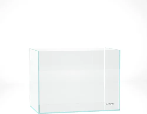 Miniatura 30 de LANDEN 25C 3.7 Galones Cubo Tanque de Acuario Sin Montura de Hierro Bajo, W9.84×D9.84×H9.84 pulg(25x25x25cm) 5mm de Grosor con Almohadilla