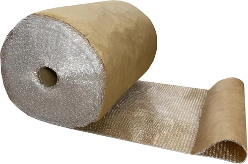 Miniatura 6 de Embalaje protector de amortiguación de burbujas, papel kraft (125 pies de largo x 48 pulgadas de ancho)