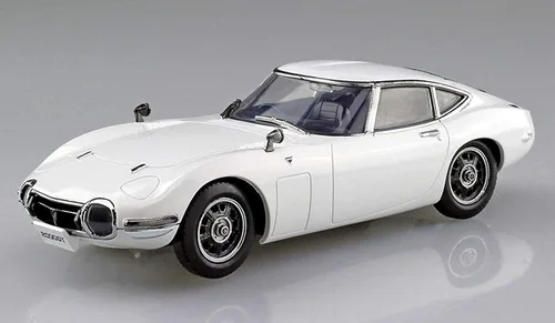 Miniatura 2 de Aoshima 1/32 The Snap Kit No.05A 2000GT (Pegasus White) - Kit de construcción de modelos de plástico # 5627