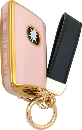 Miniatura 7 de Funda Protectora de TPU para Llavero de 5 Botones de Entrada sin Llave Compatible con Chevy Equinox Malibu Camaro Cruze Blazer Traverse Trax