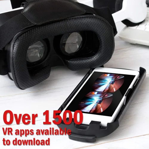 Miniatura 5 de Visor de realidad virtual para juegos móviles, películas y realidad aumentada para Android y iPhones de 3.5 a 6 pulgadas Correas y lentes