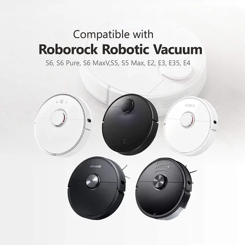 Miniatura 2 de KEEPOW 12 paños de microfibra compatibles con Roborock S5, S5 Max, S6, S6 Pure, S6 MaxV, E4, E35 y E2 Mi, lavables y reutilizables