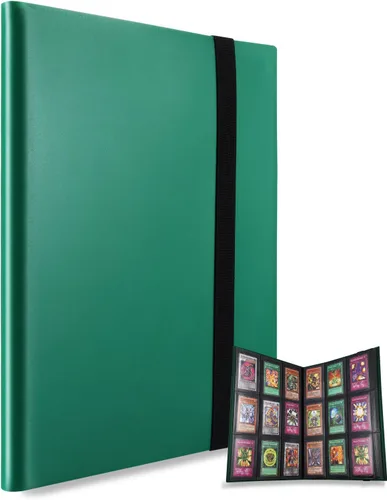 Miniatura 8 de AITIME - Soporte para álbum de tarjetas coleccionables de 360 bolsillos, bolsillos de polipropileno de carga lateral, fundas para tarjetas y cupones