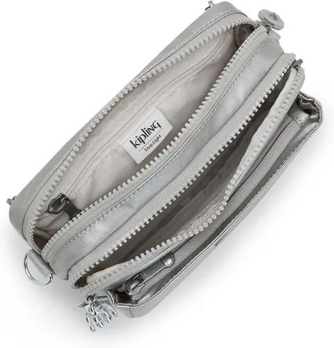 Miniatura 3 de Kipling Abanu - Bolso cruzado para mujer, ligero, cintura ajustable con bolsillos con cremallera de múltiples compartimentos