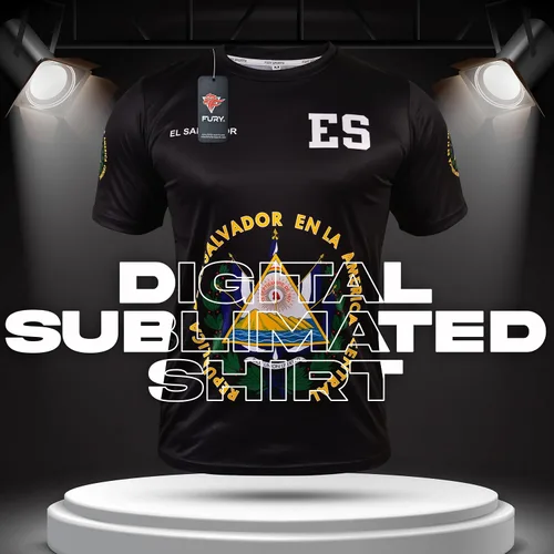 Miniatura 2 de Fury Camiseta de fútbol El Salvador - Camisa unisex blanca y negra para todos los salvadoreños