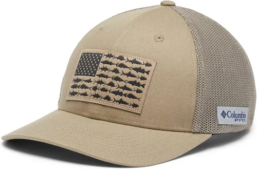 Miniatura 4 de Columbia PFG Fish Flag Mesh Ball Cap