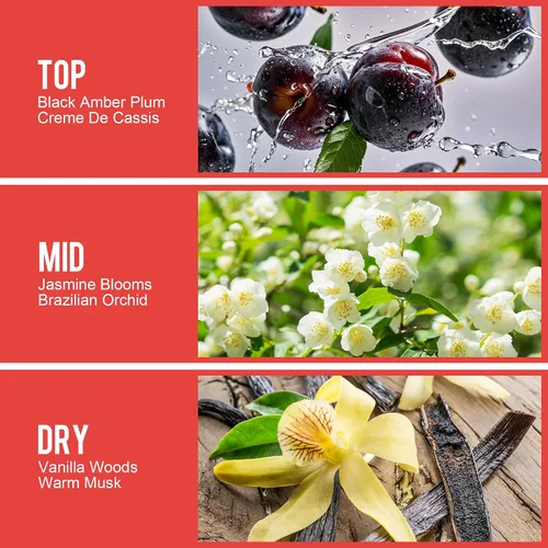 Miniatura 2 de Fragancia para el cabello y el cuerpo de 3 onzas líquidas, Eau de Parfum para mujer, aroma cálido, perfume n.º 2, aroma floral de fruta, con notas