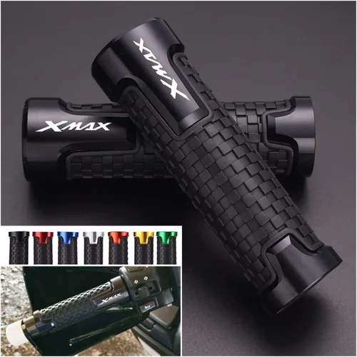 Miniatura 3 de Empuñaduras de manillar de motocicleta, agarres de goma CNC para Yamaha X-MAX Xmax 125 250 300 Xmax125 Xmax300 XMAX250 2017-2021 Racing Grips