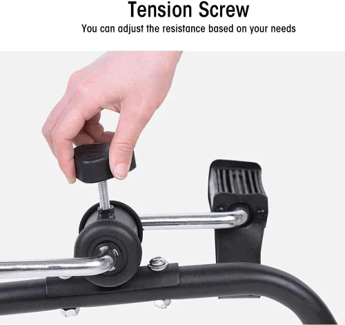 Miniatura 7 de Mini brazo pierna ejercicio bicicleta de ejercicio pedal plegable para ancianos discapacitados, ciclo compacto estacionario peddler máquina