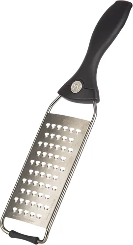 PL8 Rallador mediano – Rallador de paleta de acero inoxidable para queso, verduras y más con mango ergonómico