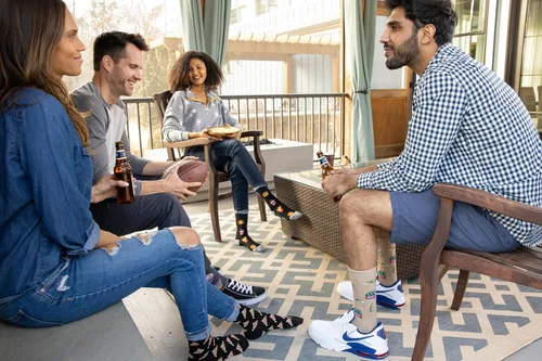 Miniatura 6 de Hot Sox Men's Fun Cocktail Drinks Crew Socks-1 Pair Pack-Cool & Funny Happy Hour Gifts
