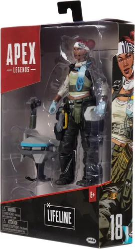 Miniatura 10 de Electronic Arts Apex Legends Figura de acción de 6 pulgadas Lifeline coleccionable